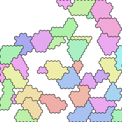 ボロノイ図風のマップを描く